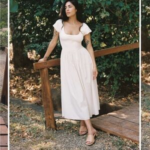 Christy Dawn Monica Dress in Antique White - XL